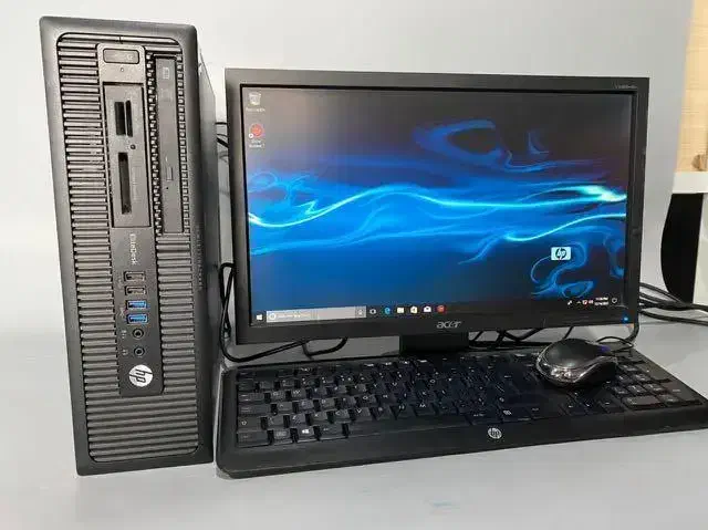 کامپیوتر کامل/i5 نسل چهارم/مانیتور20 اینچ/لوازم نو|رایانه رومیزی|رشت, جانبازان|دیوار