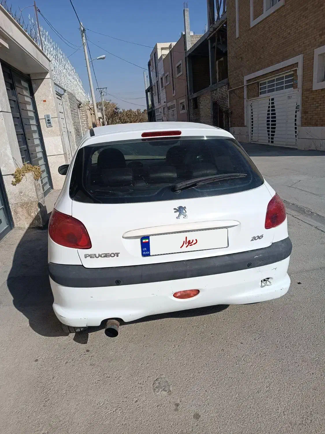 206تیپ پنج بدون رنگ|خودرو سواری و وانت|برخوار, |دیوار