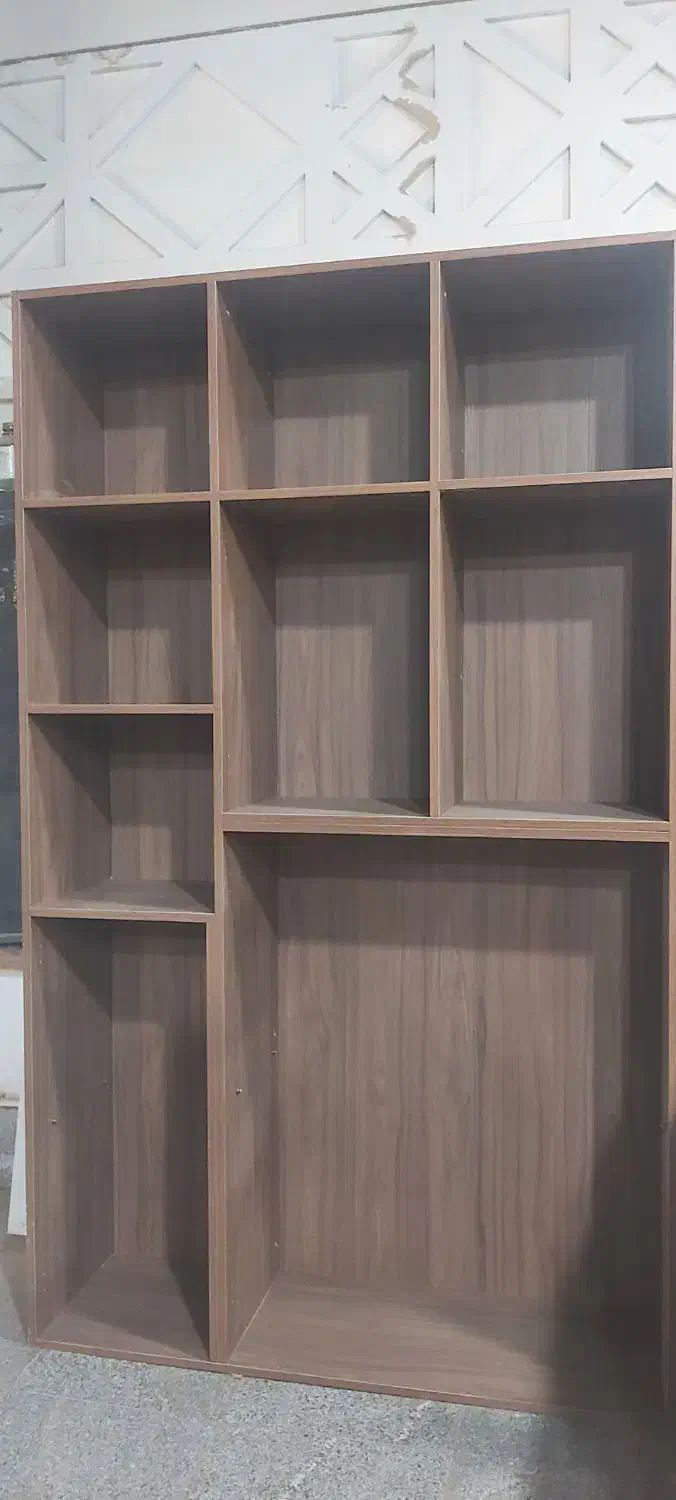۴ عدد کمد ویترینی مناسب مغازه و دکور|کتابخانه، شلف، قفسههای دیواری|بومهن, |دیوار