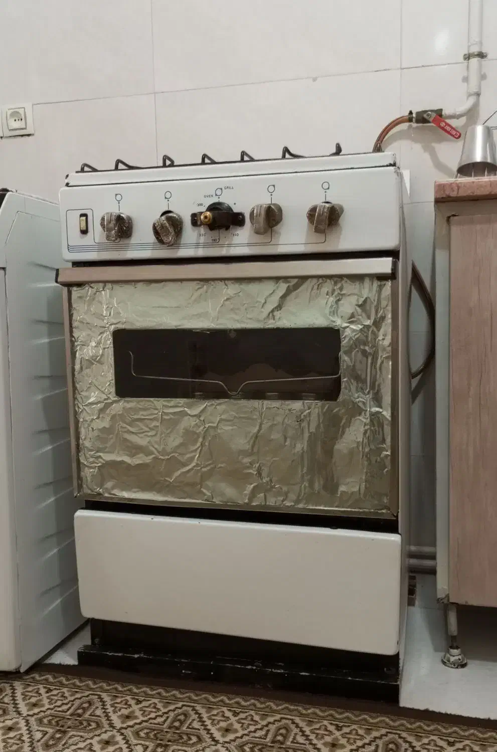 اجاق گاز با فر سالم و واقعی|اجاق گاز و لوازم برقی پختوپز|صحنه, |دیوار