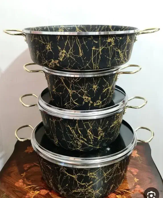 سرویس قابلمه ماربل|ظروف پخت‌وپز|کنگاور, |دیوار