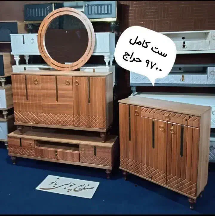 ست باحاله باحال دورنگ  جذاب مدرن و جدید|میز تلویزیون|قم, قلعه کامکار|دیوار
