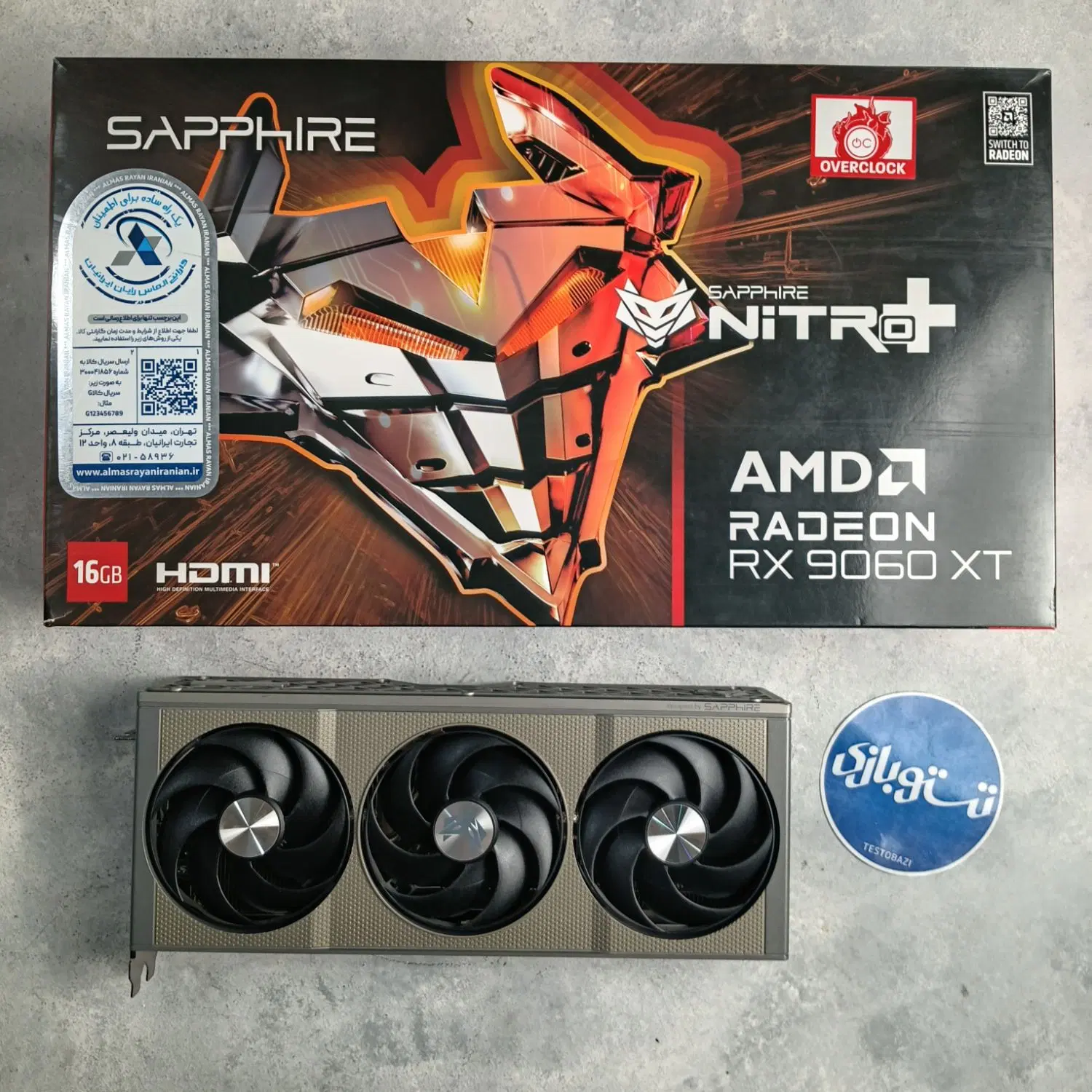 RX 9060 XT SAPPHIRE NITRO PLUS|قطعات و لوازم جانبی رایانه|تهران, والفجر|دیوار