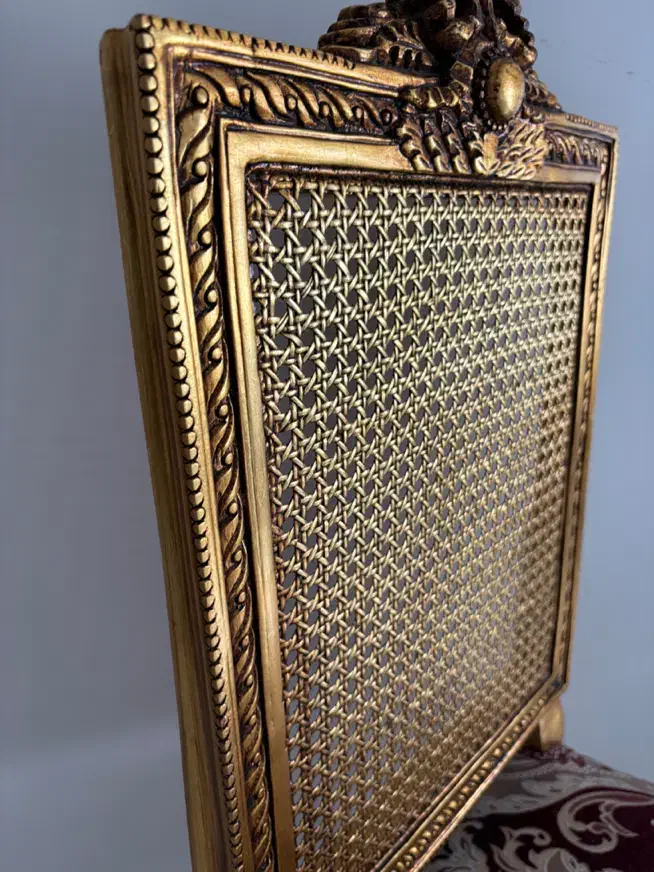 تک صندلی چوب راش ،حصیری ،ورق طلا|میز و صندلی غذاخوری|تهران, ازگل|دیوار