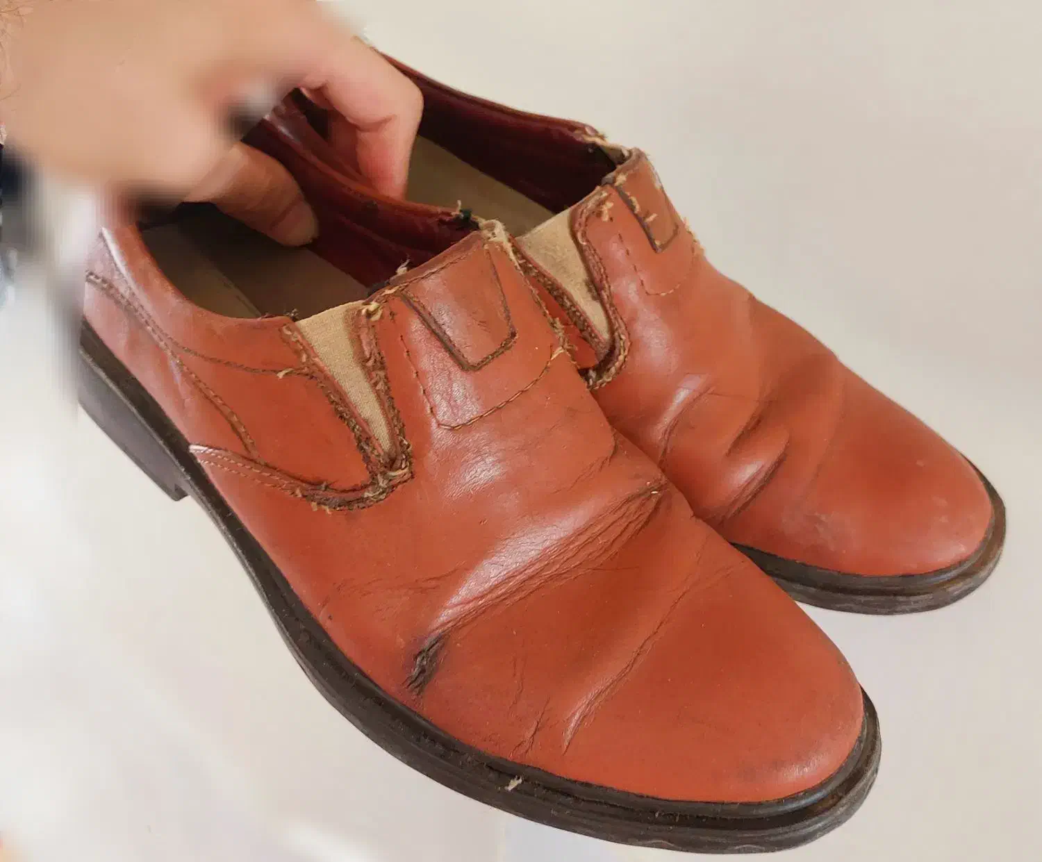 کفش چرم طبیعی|کیف، کفش، کمربند|بروجن, |دیوار