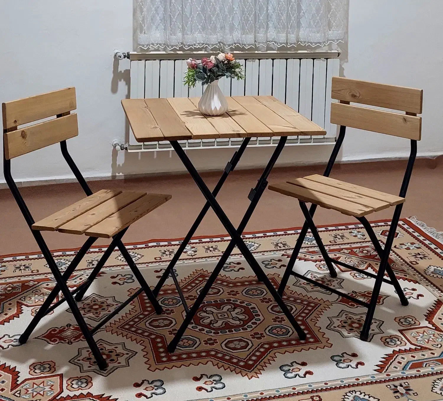 میز و صندلی چوبی تاشو|میز و صندلی غذاخوری|ایلام, |دیوار