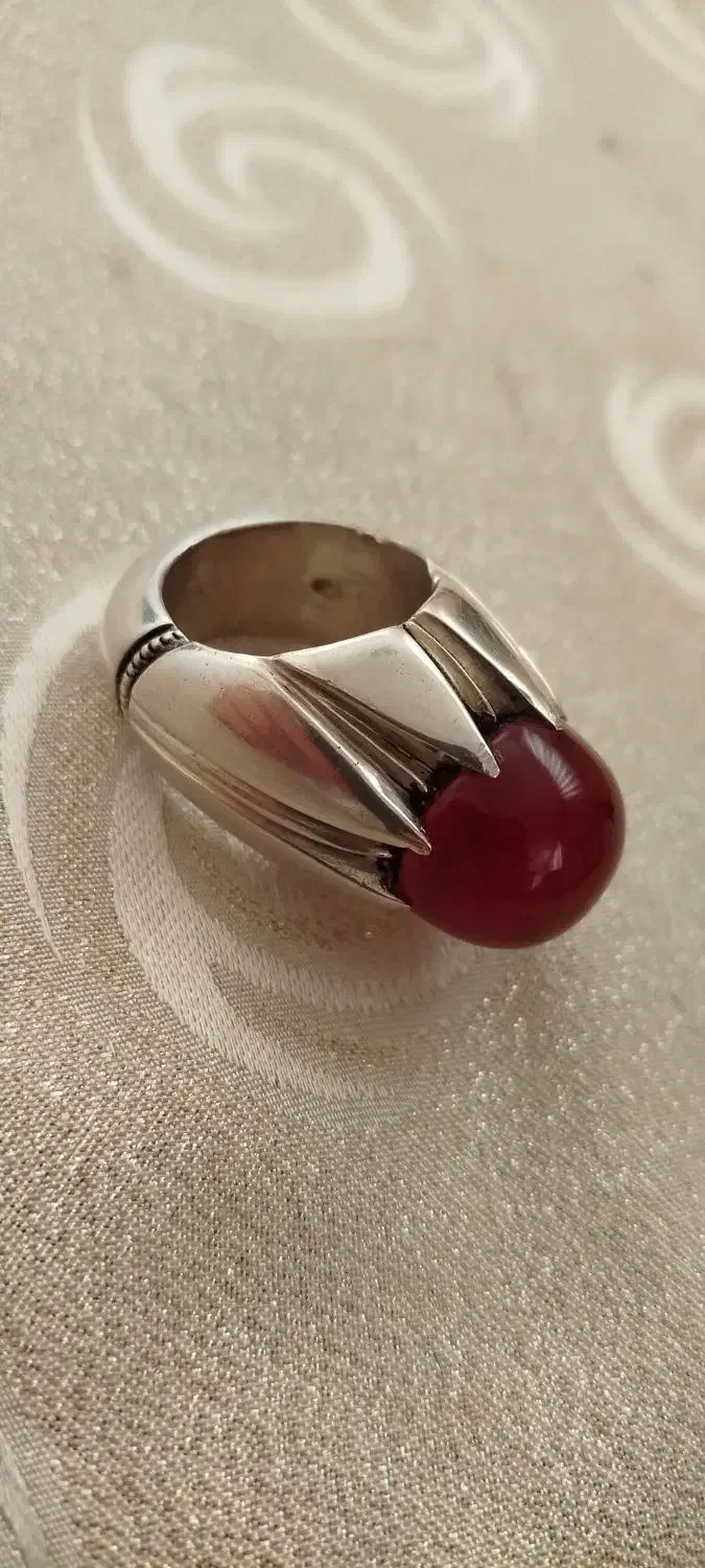 انگشتر عقیق، سنگین وزن،کلکسیونی|جواهرات|تبریز, |دیوار