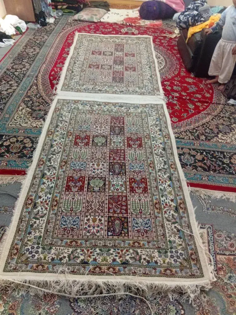 فرش یک در یک ونیم خشتی دستباف جنس اصل نو|فرش|درح, |دیوار