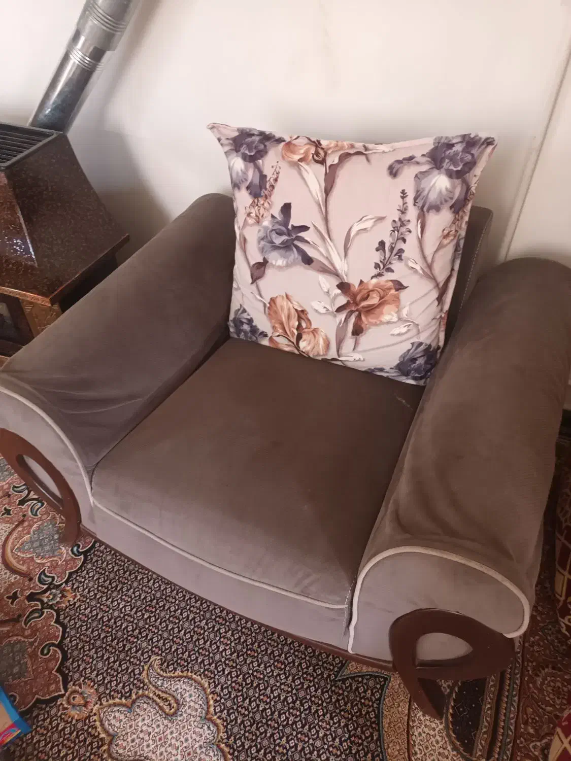 مبل راحتی رویه مخمر|مبلمان خانگی و میز عسلی|اردبیل, |دیوار