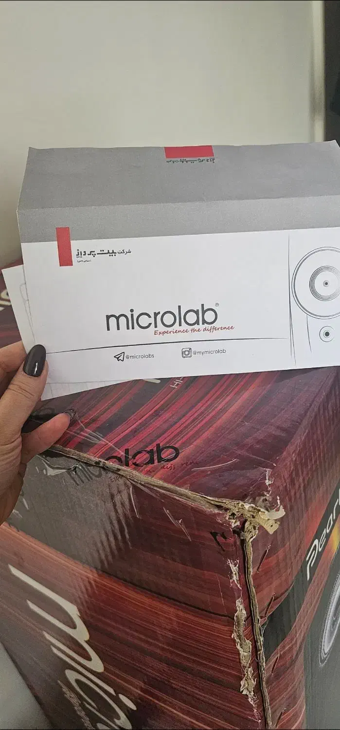 پارتی باکس اکبند برند Microlab مدل pearl.|سیستم صوتی خانگی|تهران, شهران شمالی|دیوار
