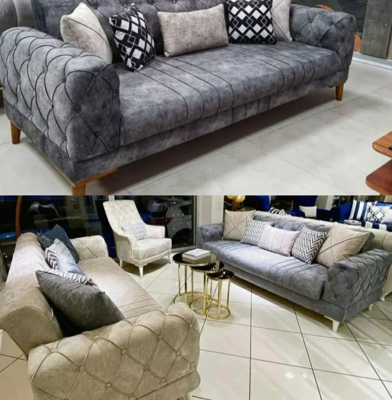 تولیدی مبل راحتی ۸ نفره مدل آلینا کد ۱۰۷۶|مبلمان خانگی و میز عسلی|تبریز, |دیوار