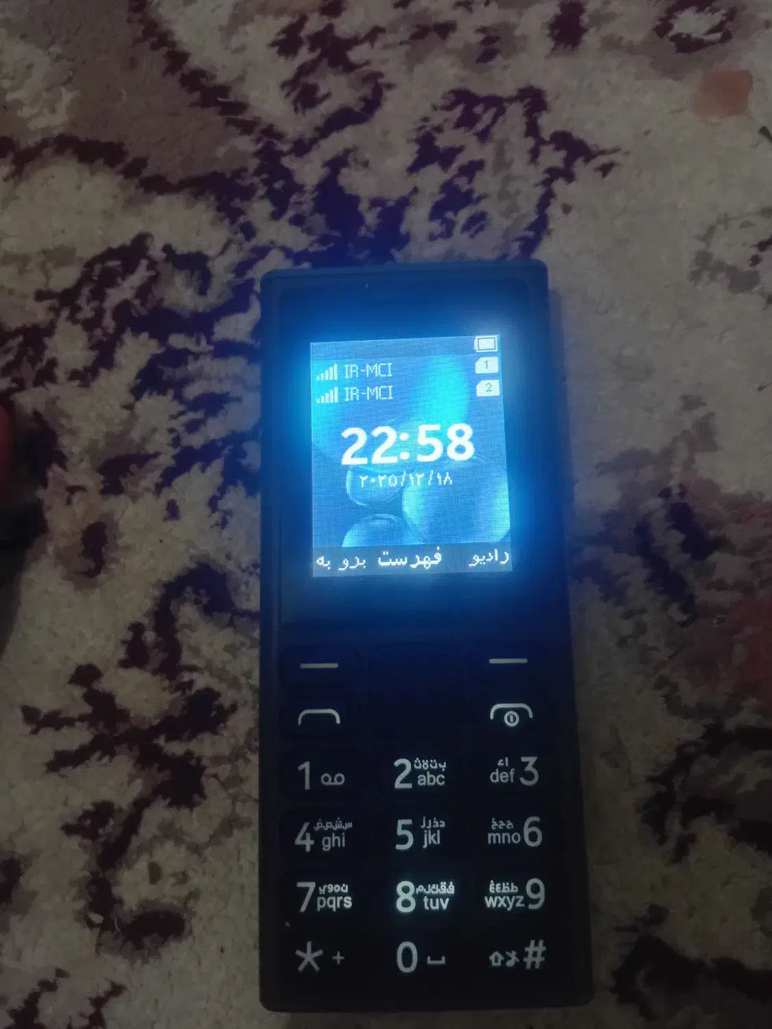 یک عدد گوشی نوکیا ۱۰۸ نو نو|موبایل|صحنه, |دیوار