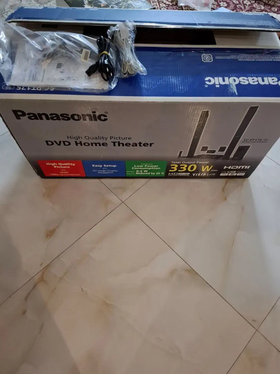 دستگاه سینمای خانوادگی پانا سونیک|صوتی و تصویری|شیراز, قدوسی شرقی|دیوار