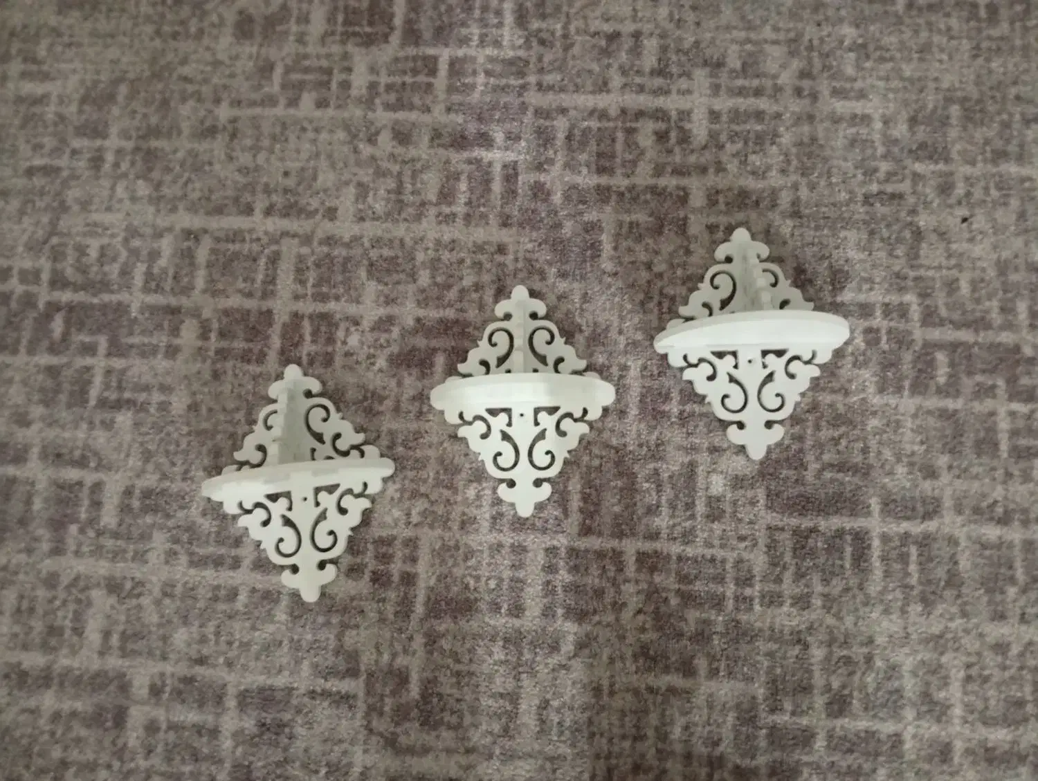 سه عدد شلف دیواری نو|کتابخانه، شلف، قفسه‌های دیواری|کرمانشاه, |دیوار