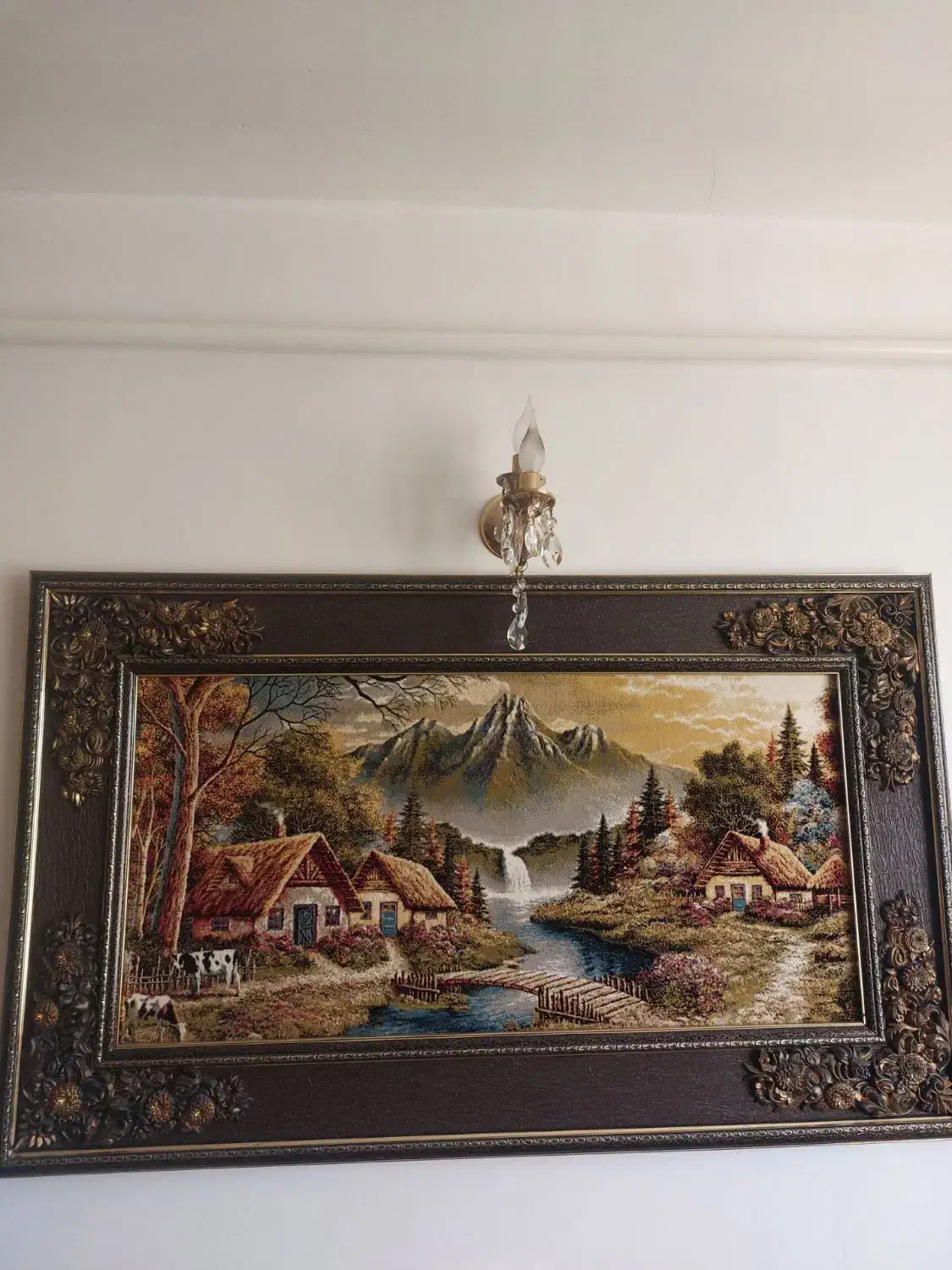 تابلو فرش ماشینی طرح منظره|تابلو فرش|تبریز, |دیوار