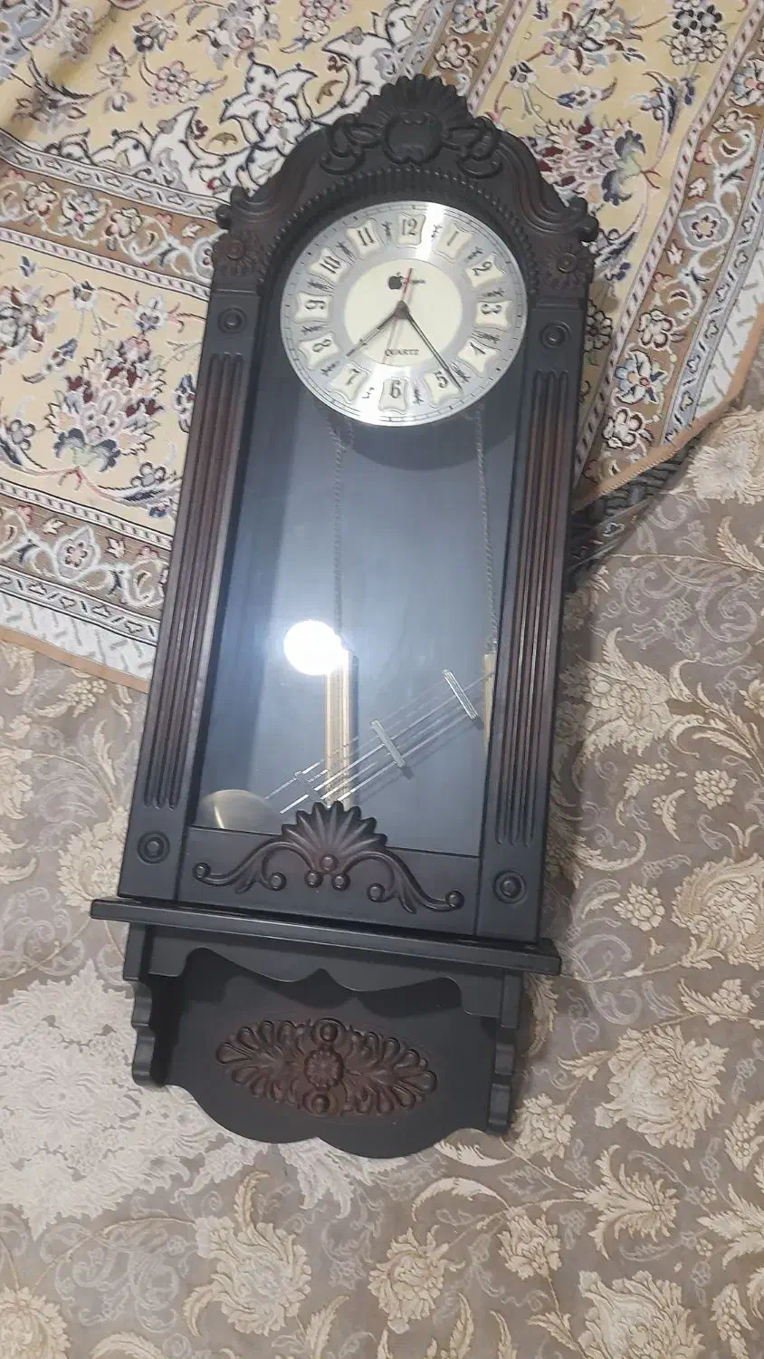 ساعت دیواری سالم گلدان طلایی ۷۰سانتی|ساعت دیواری و تزئینی|الوند, |دیوار