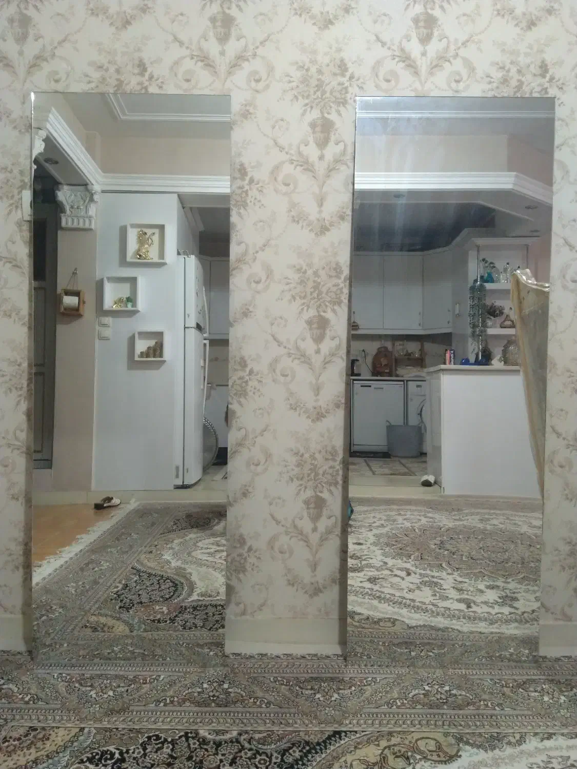 جام اینه قدی کریستال|آینه|اهواز, بهارستان|دیوار