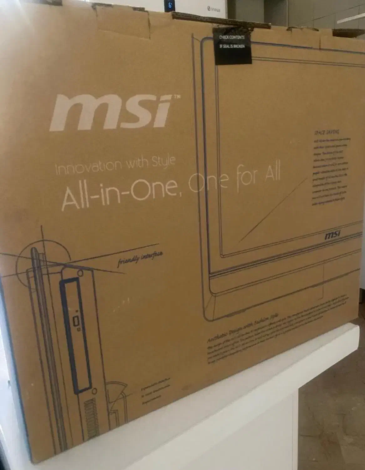 MSI all in one Ae202|رایانه رومیزی|تهران, حصارک|دیوار