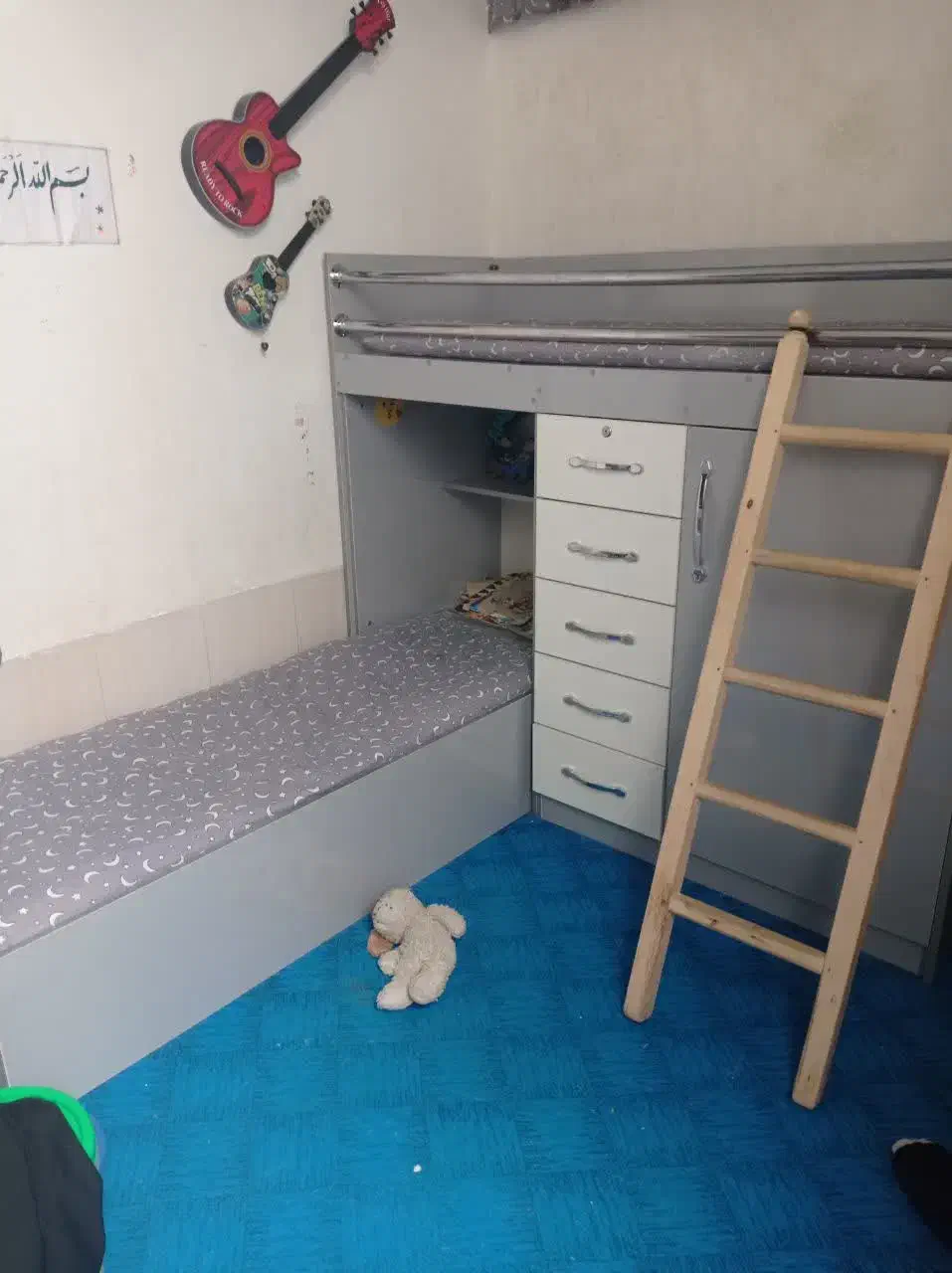 تخت دو طبقه کودک و نوجوان|تخت و سرویس خواب|سبزوار, طبرسی (جعفرآباد)|دیوار