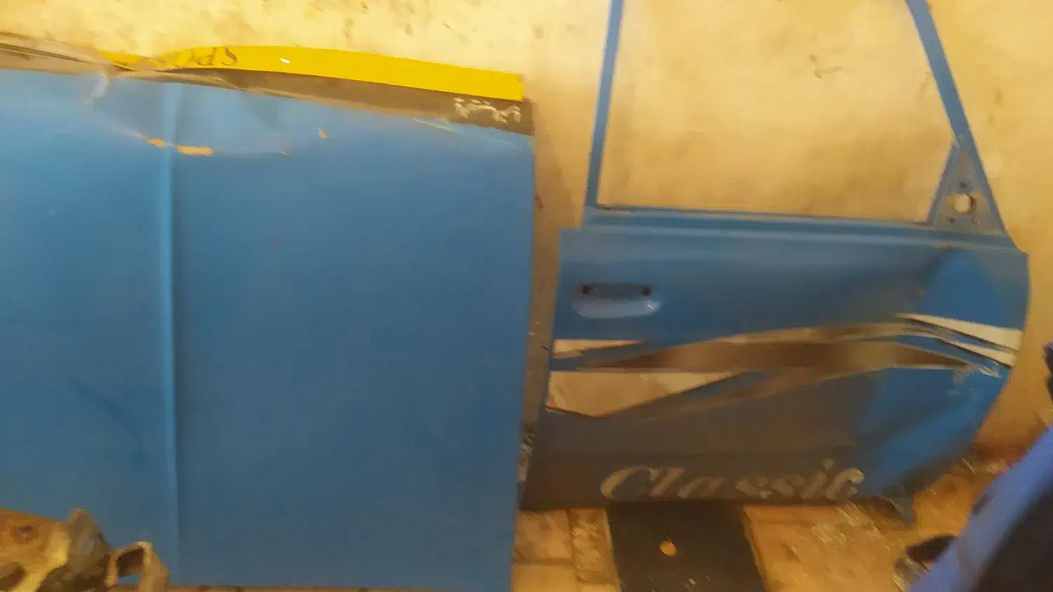 درب سایپا گلگیر جلو سمت راننده کاپوت درب 206|قطعات یدکی و لوازم جانبی|خرم‌آباد, |دیوار