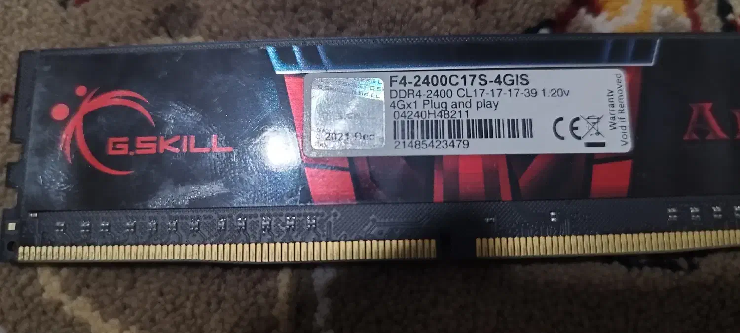 رم ۴گیگ ddr4|قطعات و لوازم جانبی رایانه|آبیک, |دیوار