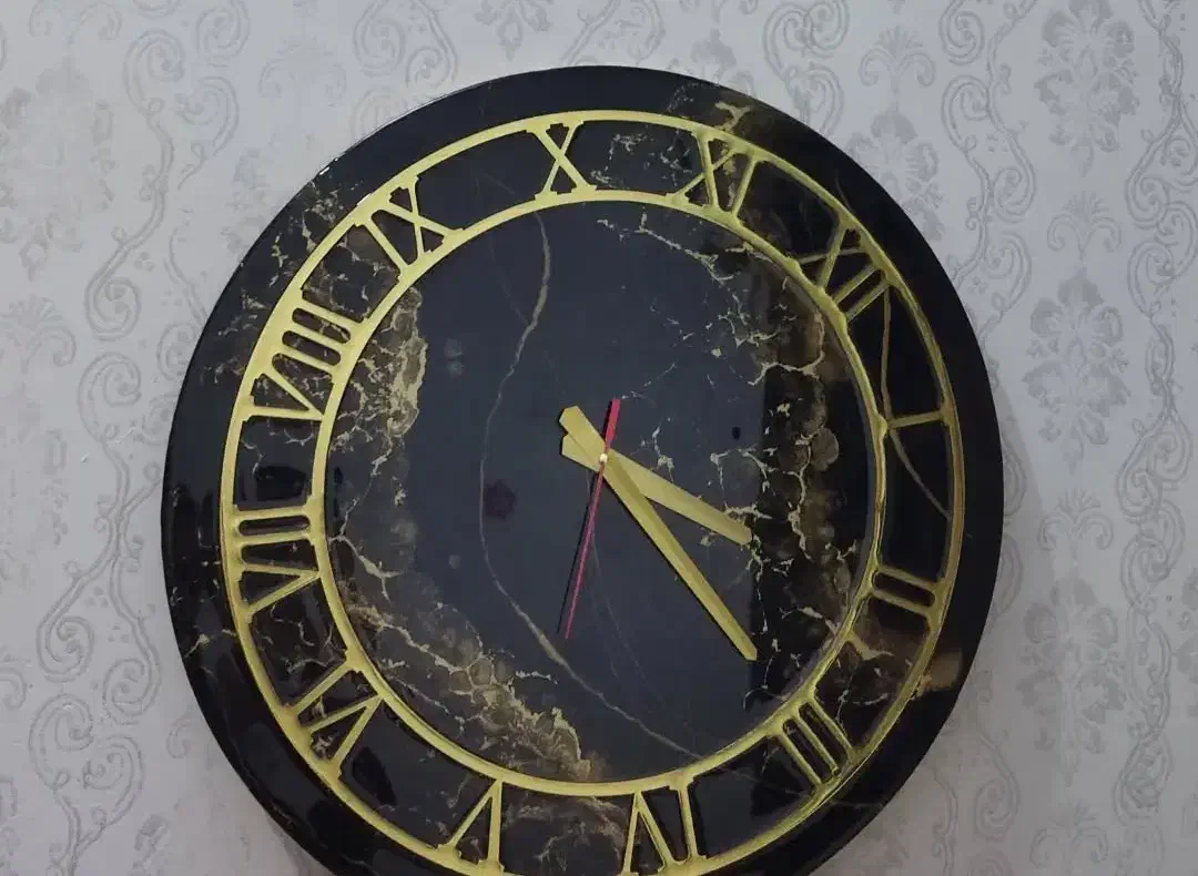 ساعت دیواری رزینی|ساعت دیواری و تزئینی|شهرکرد, |دیوار