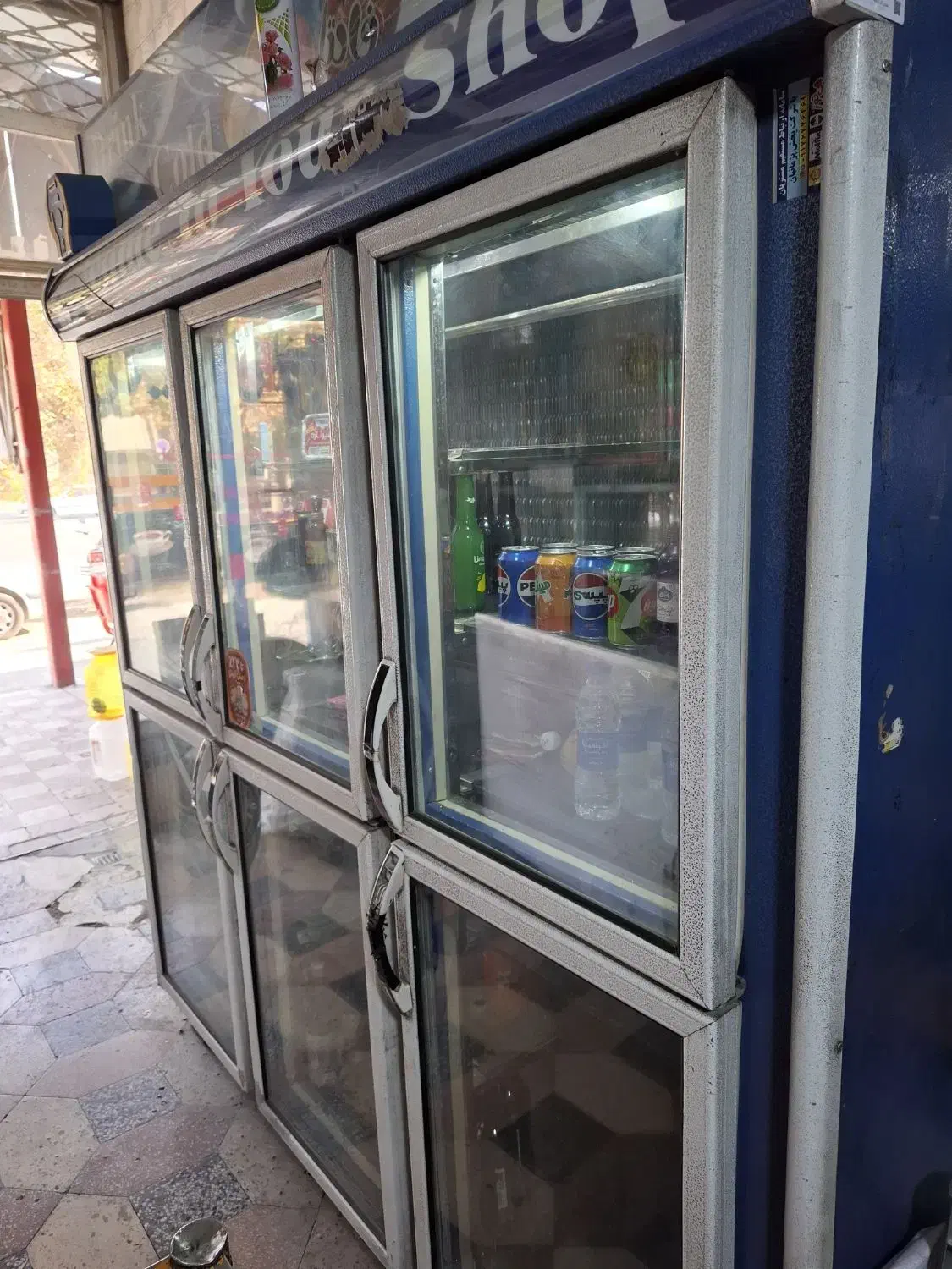 یخچال ۶ درب سوپرمارکت و قفسه یا اسند چیپسی و پفکی|فروشگاه و مغازه|شیراز, شهرک جماران|دیوار