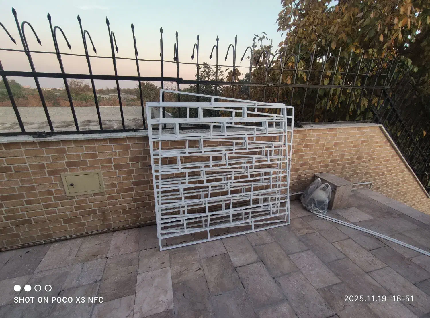 نرده آهنی نو و رنگ شده|مصالح و تجهیزات ساختمان|شهریار, کرد امیر|دیوار