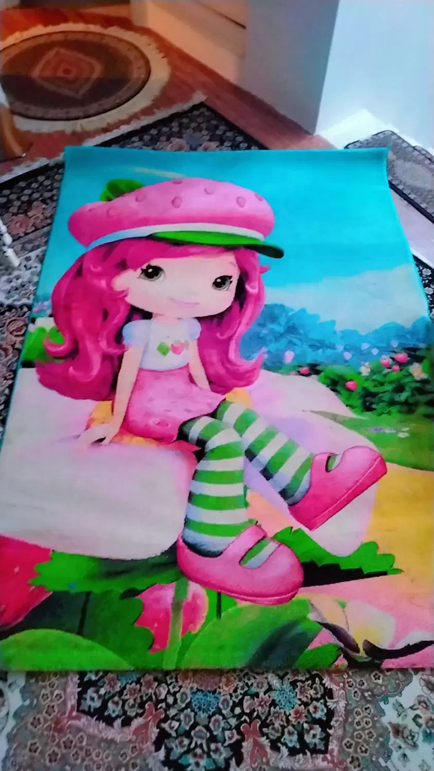 فرش اتاق کودک  در دوسایز. در حد نو.|فرش|سراب, |دیوار