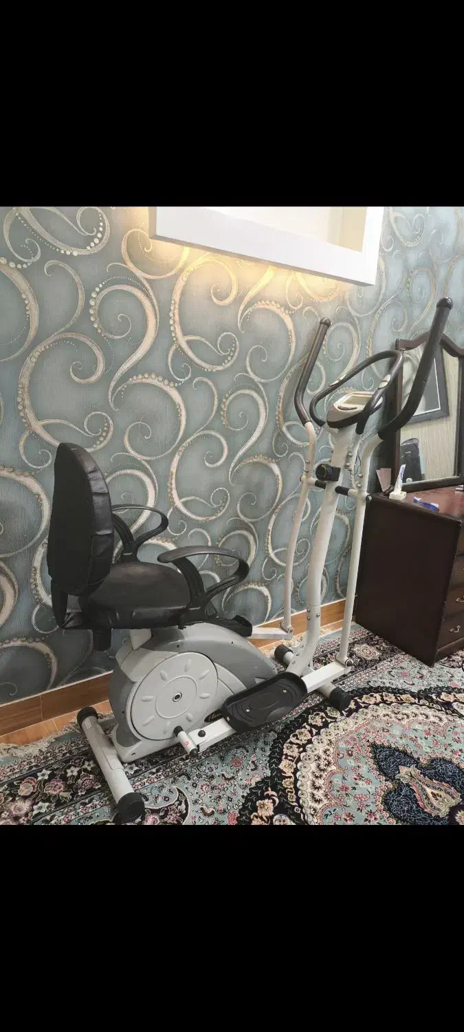 الپتیکال اسکی فضایی دوچرخه ثابت|تجهیزات ورزشی|کاشمر, |دیوار