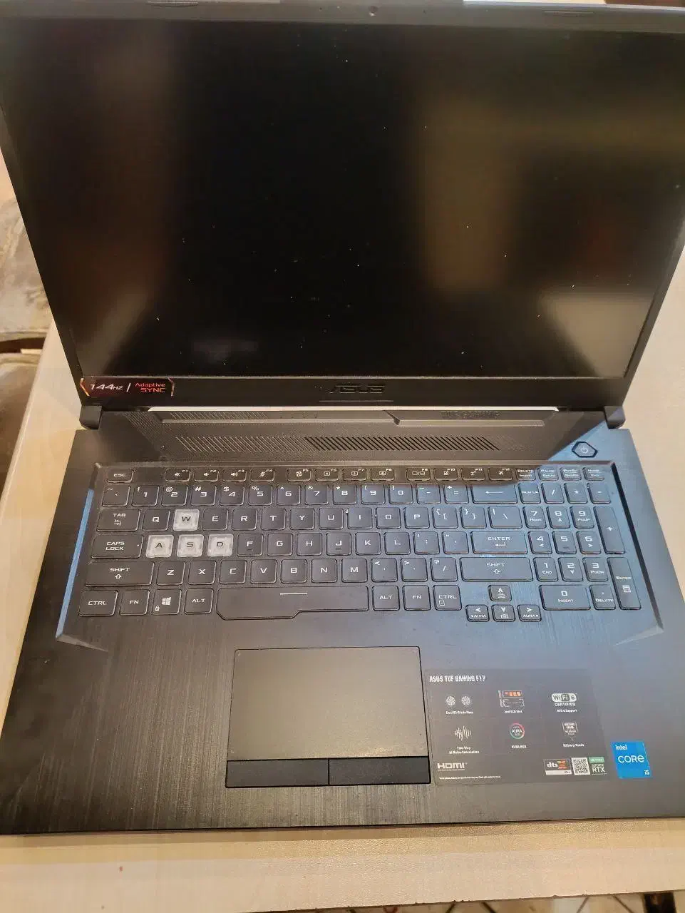 لپتاپ گیمینگ ایسوز tuf gaming f17|رایانه همراه|تهران, مدائن|دیوار