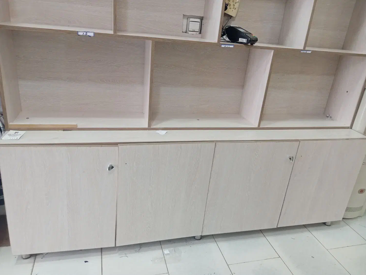 قفسه وکمد|کتابخانه، شلف، قفسه‌های دیواری|جهرم, |دیوار