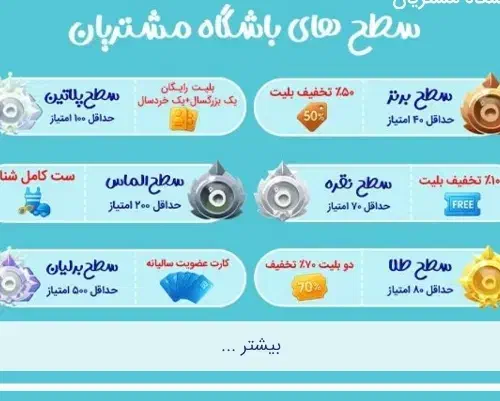 عضویت سالانه اپارک|بلیت ورزشی|تهران, امیرآباد|دیوار