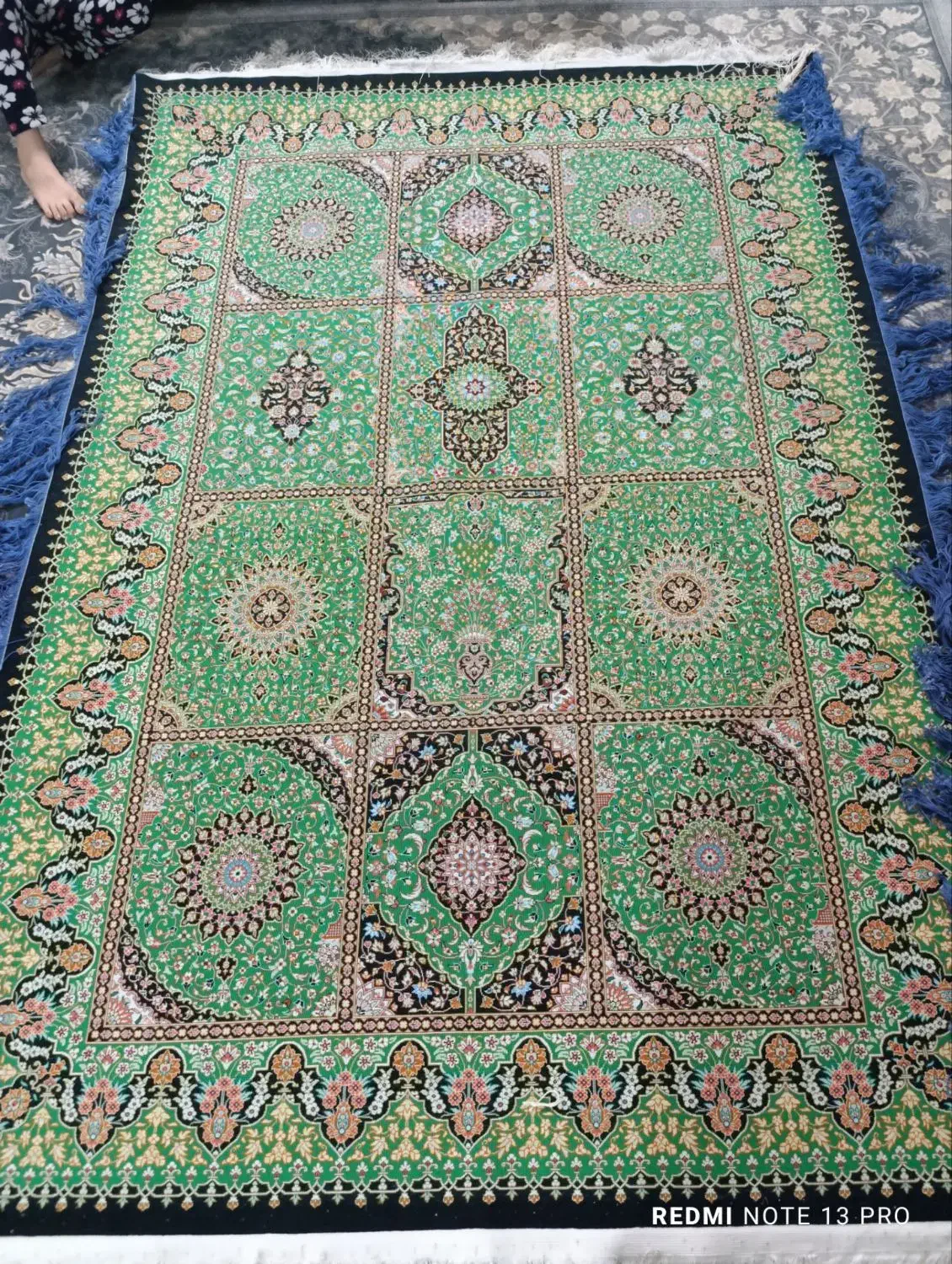 فرش ابریشم|فرش|زنجان, |دیوار