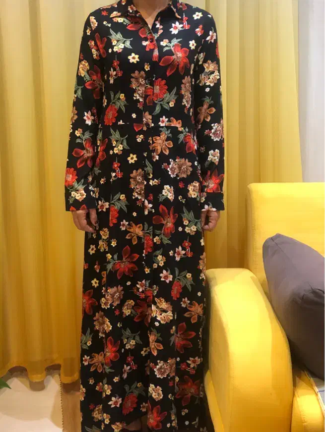 مانتو بلند نخی سایز ۳۶-۳۸|لباس|مراغه, |دیوار