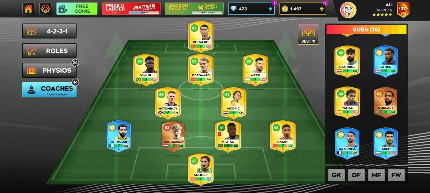 اکانت دریم لیگ|کنسول، بازی ویدئویی و آنلاین|قرچک, باقرآباد|دیوار