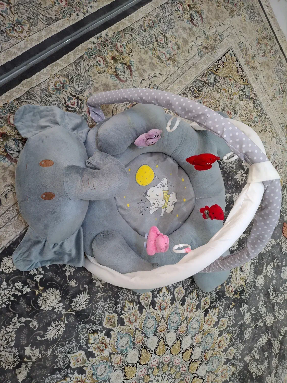 تشک بازی و ست رختخواب فیلی نوزاد|اسباب و اثاث بچه|تهران, طرشت|دیوار