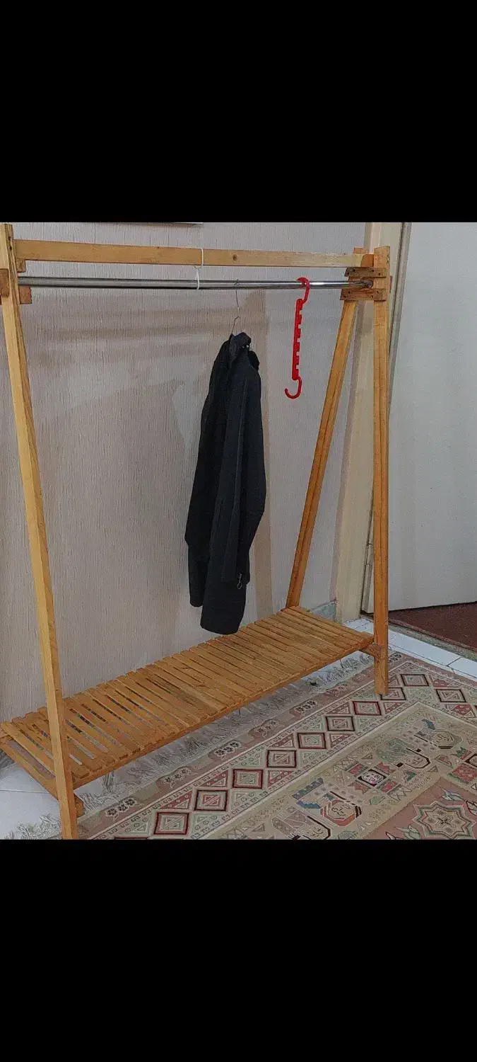 چوب لباسی رگالی ثابت محکم وبادوام|جاکفشی، کمد، دراور|تهران, سلسبیل جنوبی|دیوار