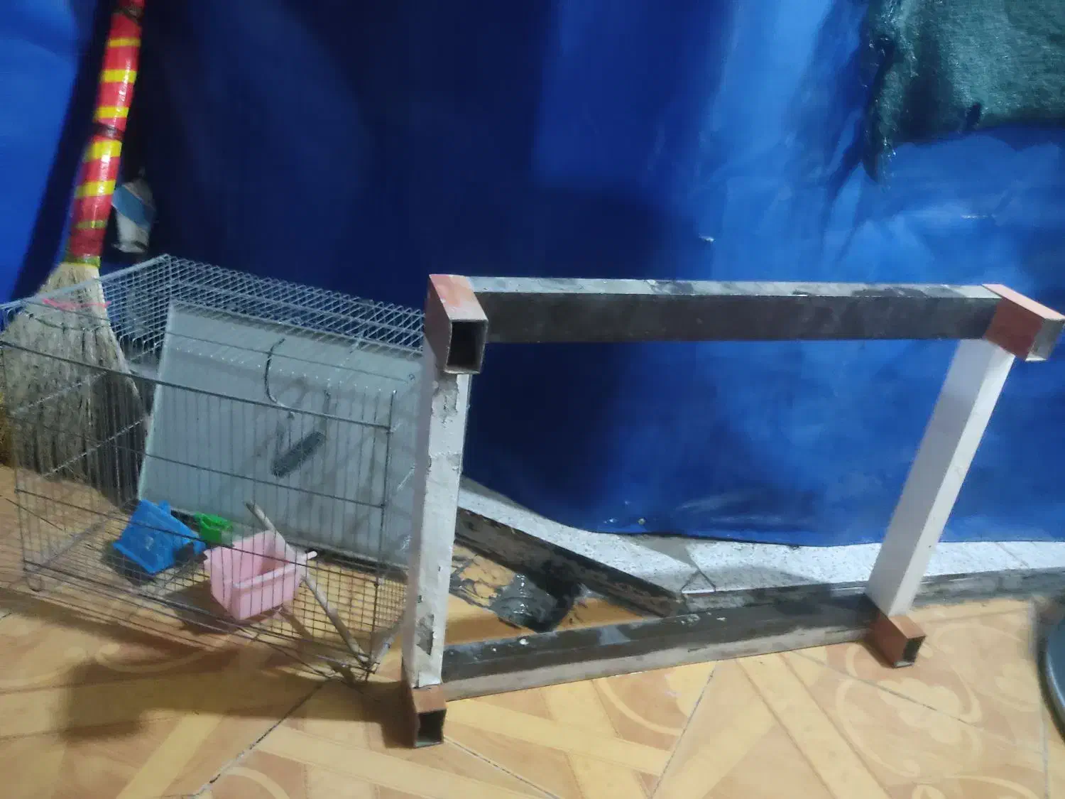 قفس پرنذه با زیر یخچالی|لوازم جانبی حیوانات|دهدشت, |دیوار