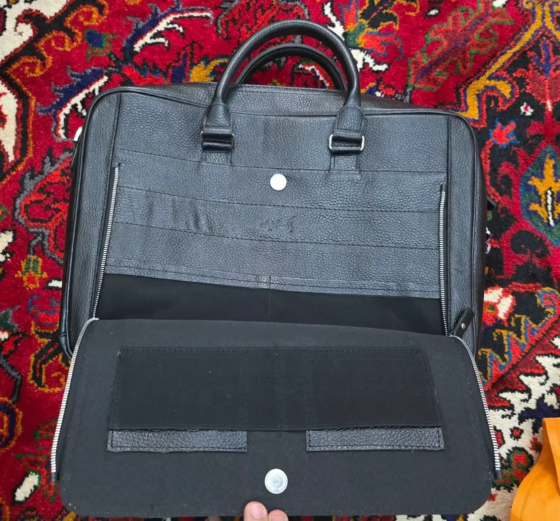 کیف چرم مردانه مشکی|کیف، کفش، کمربند|ری, جوانمرد قصاب|دیوار