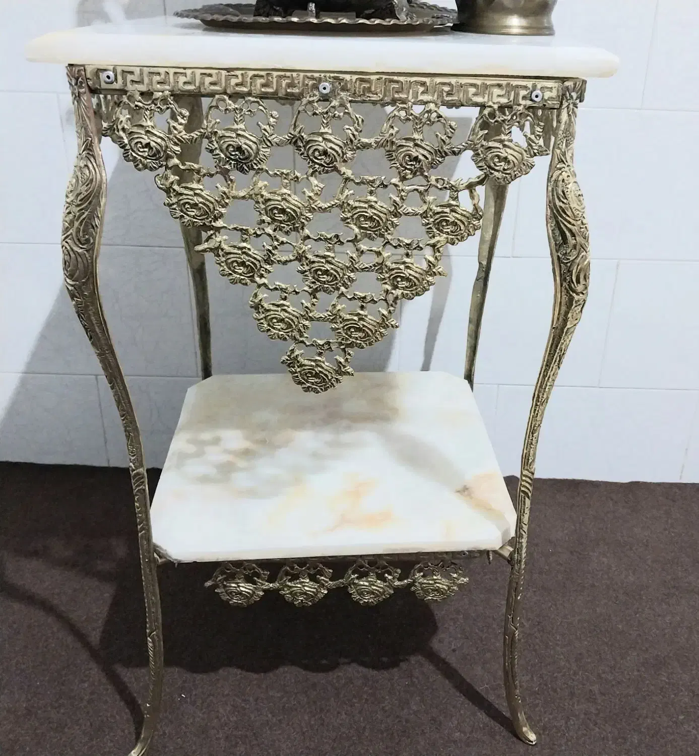 میز برنز جنس صد در صد تضمینی|میز تلفن|ساوه, |دیوار