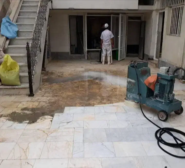 با دستگاه های پیشرفته کفسابی سنگ ساب زن کف سابی|خدمات نظافت|ساوه, |دیوار