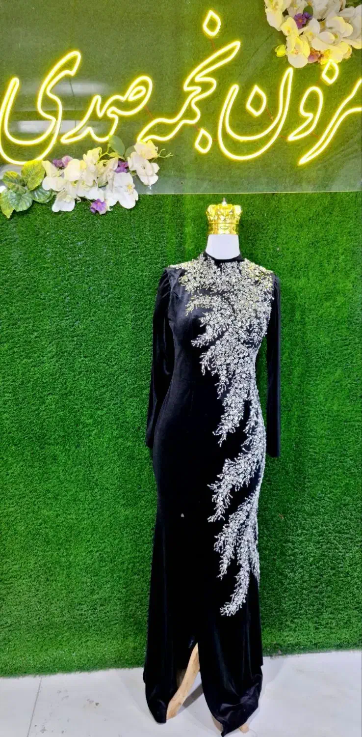 کرایه لباس مجلسی مزون دخترانه عروس نجمه صمدی|لباس|مشهد, قائم|دیوار