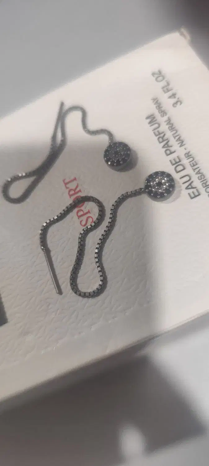 گوشواره میخی نقره|جواهرات|کرمانشاه, |دیوار