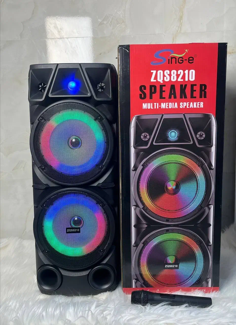 اسپیکر ۹۰ سانتی همراه با میکروفون حرفه ای بلوتوثی|سیستم صوتی خانگی|خوی, |دیوار