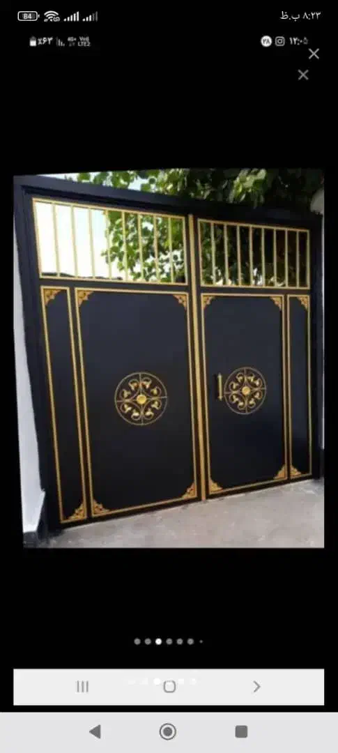درب آهنی pvc تک دو جداره طرح باربیکن|مصالح و تجهیزات ساختمان|اهواز, زرگان|دیوار