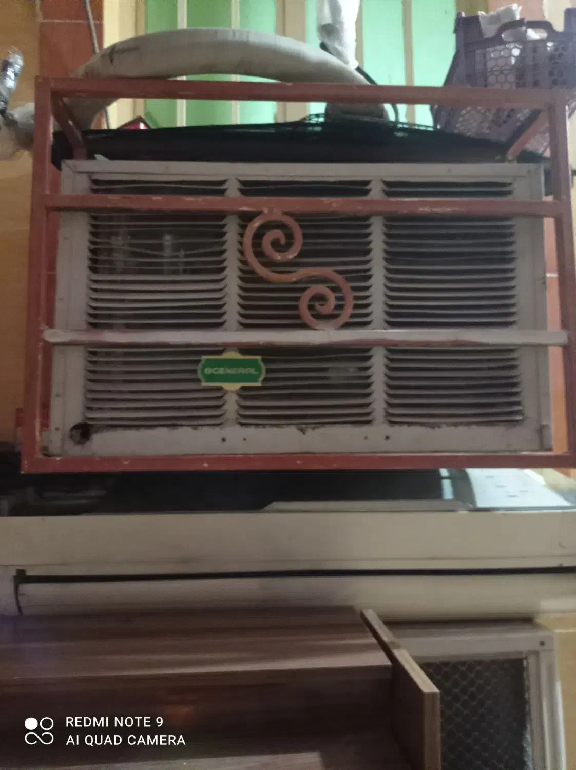 کولر پنجره ای|کولر گازی و فن‌کوئل|ایذه, |دیوار