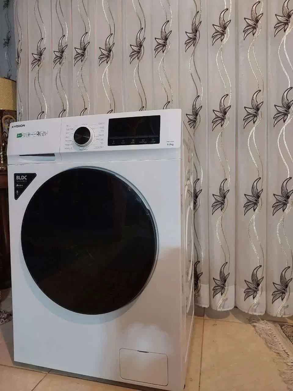لباسشویی اتوماتیک 8 کیلو مدل TF84-AWBL ایکس ویژن|ماشین لباسشویی و خشککن لباس|کاشان, معلم|دیوار