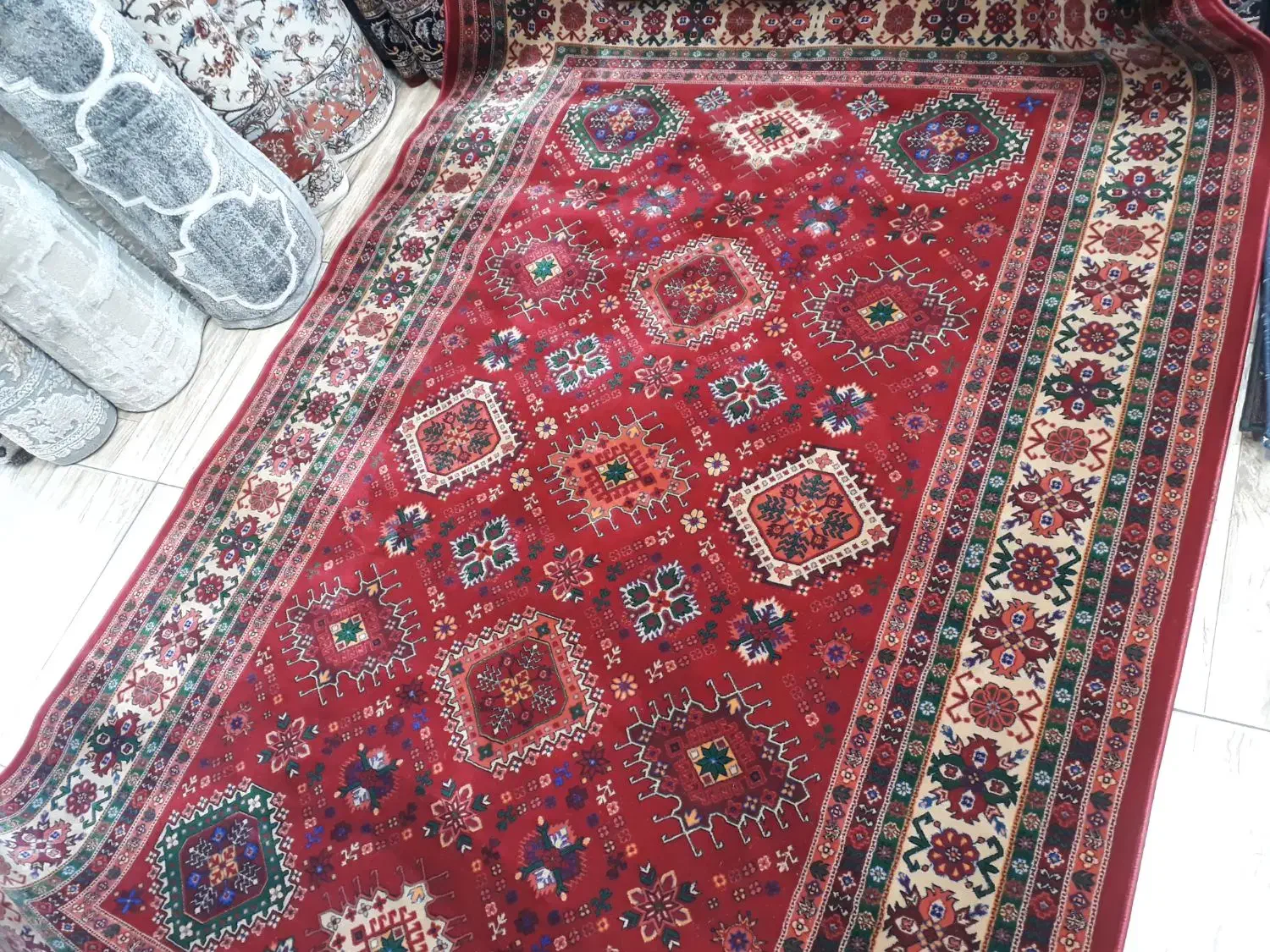 فرش آشپزخانه هریس ۷۰۰شانه بلوچ سایز ۱۵۰×۲/۲۵|فرش|تبریز, |دیوار