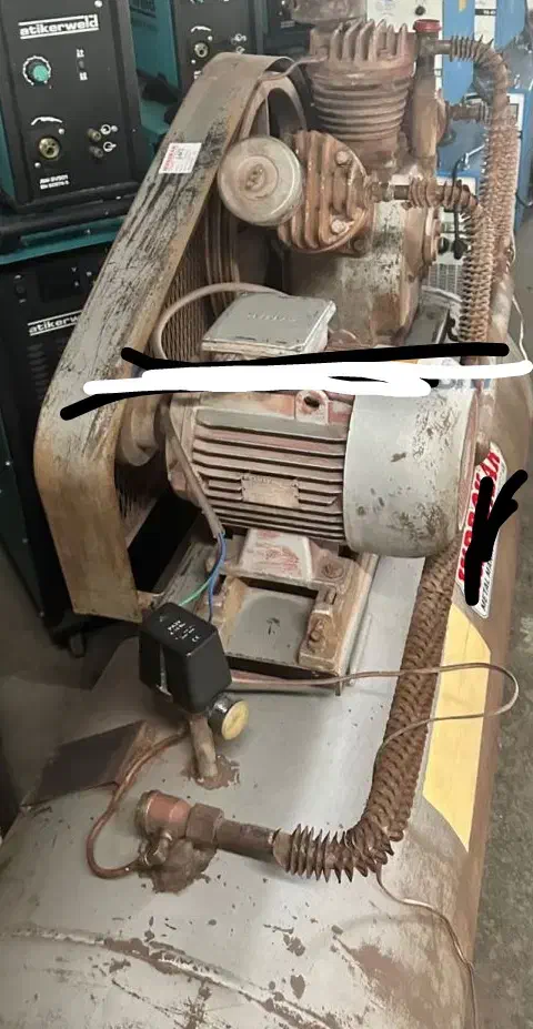 کمپرسور پمپ باد دست دوم ۵۰۰ دینام و گیربکس پمپ آب|ابزارآلات|کاشان, شهرک صنعتی راوند|دیوار